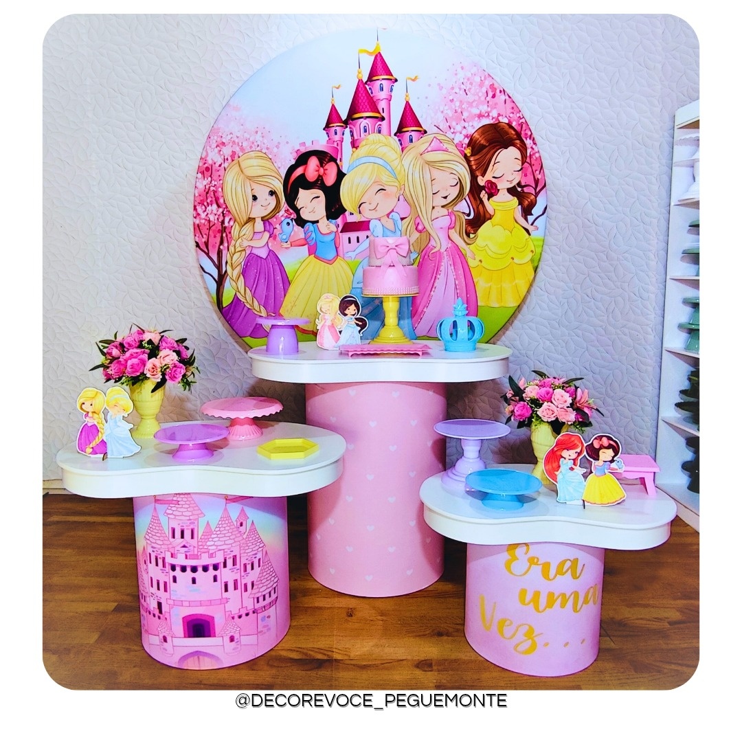 Composição As Princesas Cute - Decore Você Pegue & Monte