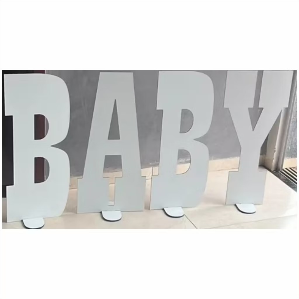 Escrita Baby 60Cm - Decore Você Pegue & Monte