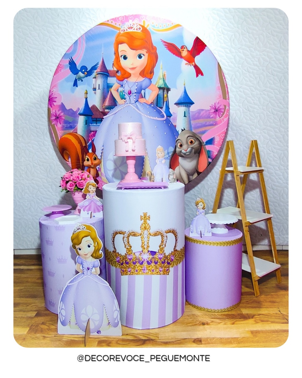 Kit Completo Princesa Sofia  - Decore Você Pegue & Monte