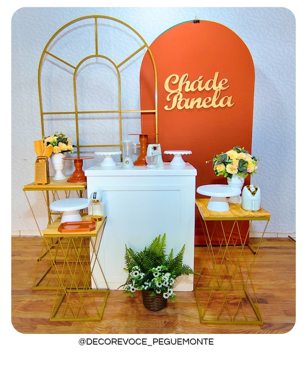 Chá de Panela Terracota 1 - Decore Você Pegue & Monte