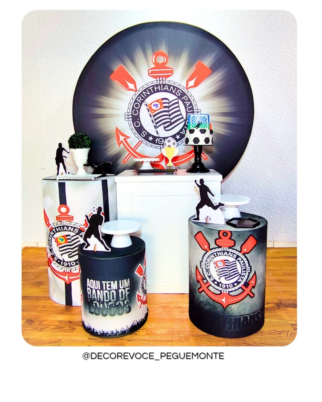 Kit Festejar Corinthians  - Decore Você Pegue & Monte