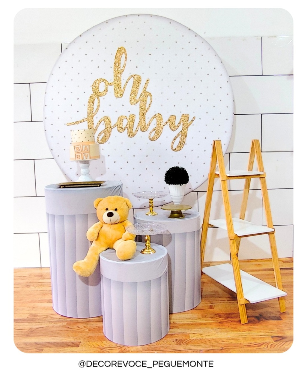 Kit Completo Oh Baby    - Decore Você Pegue & Monte