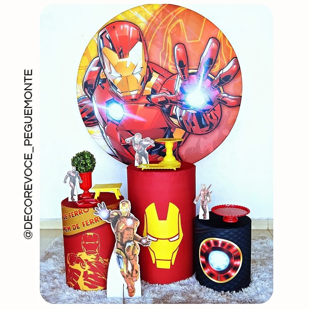 Kit Prático Homem de Ferro  - Decore Você Pegue & Monte