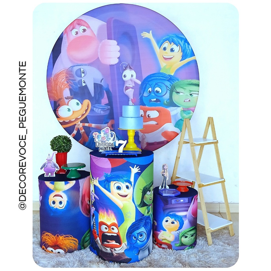 Kit Completo Divertidamente  - Decore Você Pegue & Monte