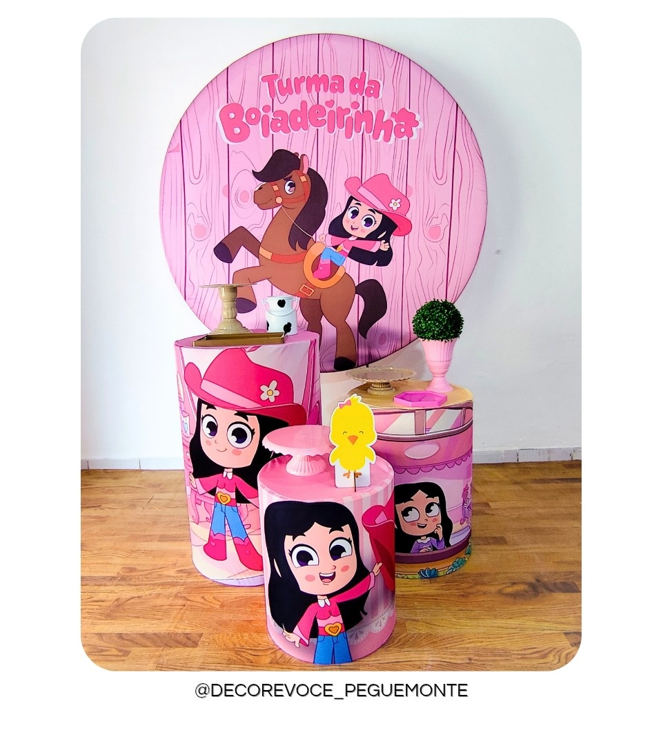 Kit Prático Turma da Boiadeirinha - Decore Você Pegue & Monte