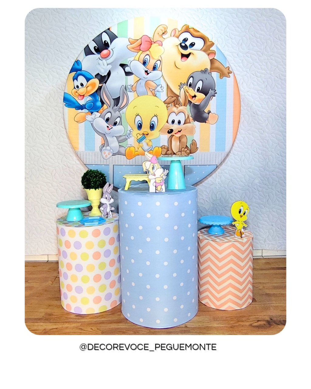 Kit Prático Baby Looney Tunes - Decore Você Pegue & Monte