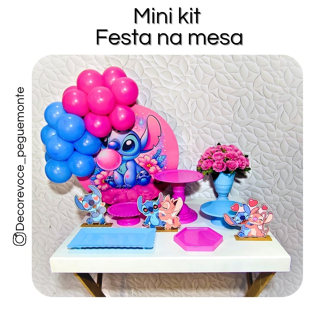 Kit Mesa Stitch 2 - Decore Você Pegue & Monte