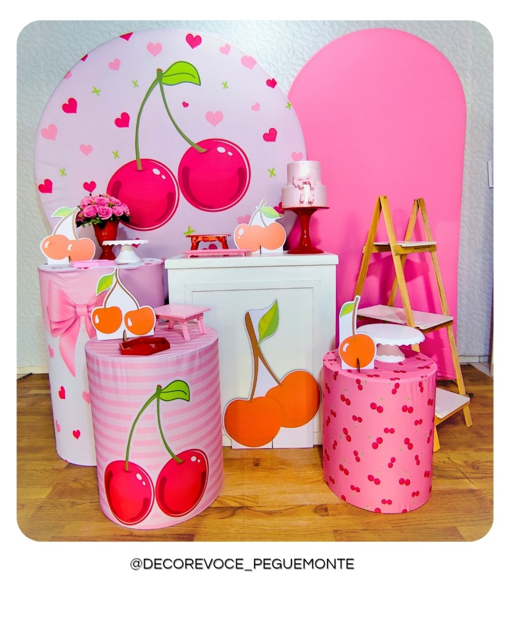 Kit Premium Cerejinha - Decore Você Pegue & Monte