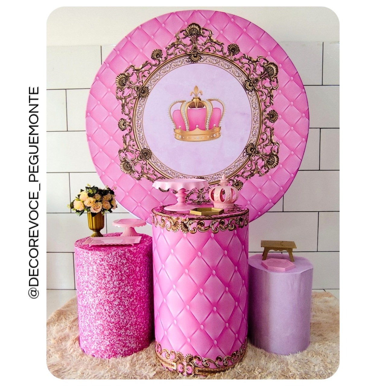 Kit Prático Realeza Menina  - Decore Você Pegue & Monte