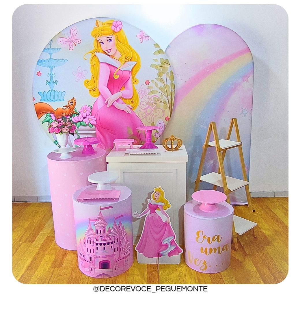 Kit Premium Bela Adormecida (Aurora) - Decore Você Pegue & Monte