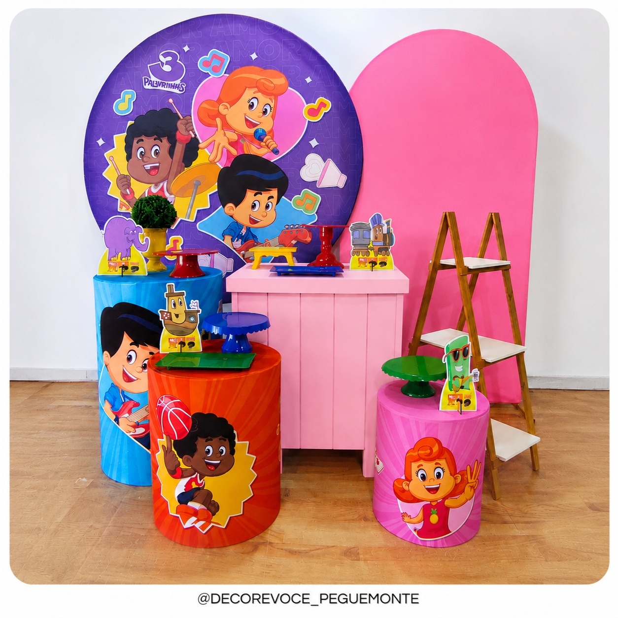 Kit Premium 3 Palavrinhas - Decore Você Pegue & Monte