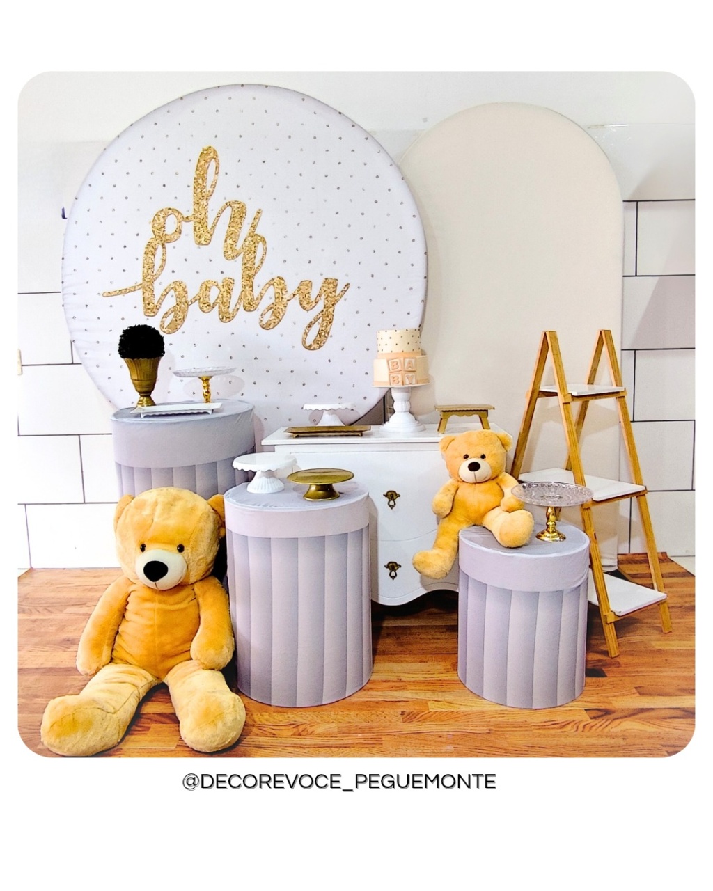 Kit Premium Oh Baby   - Decore Você Pegue & Monte