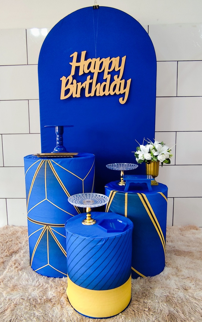 Kit Adulto Azul Royal 1 - Decore Você Pegue & Monte