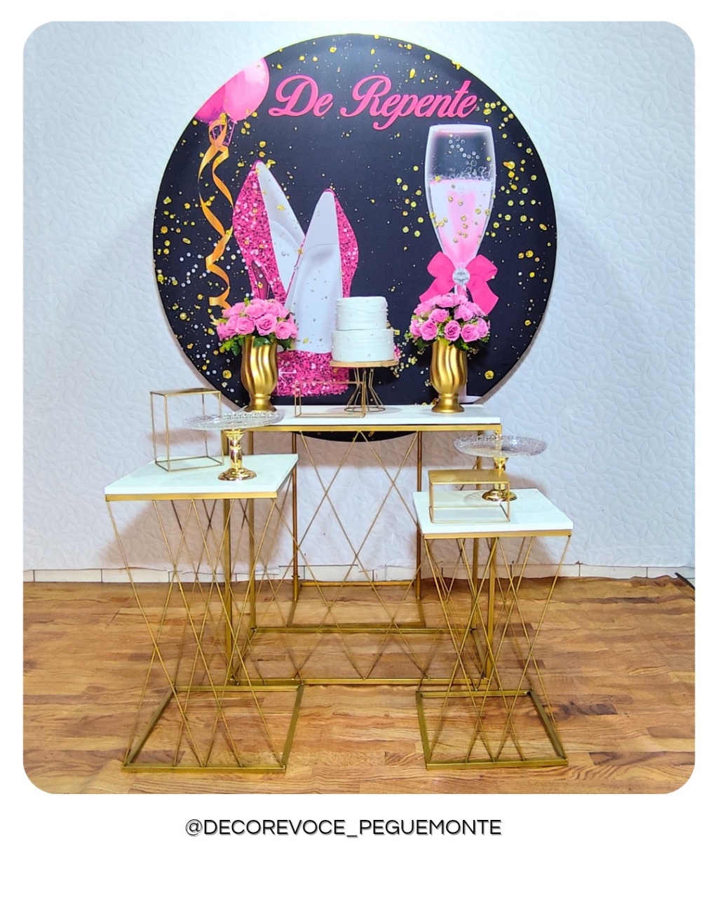 Kit Adulto de Repente Rosa 2 - Decore Você Pegue & Monte