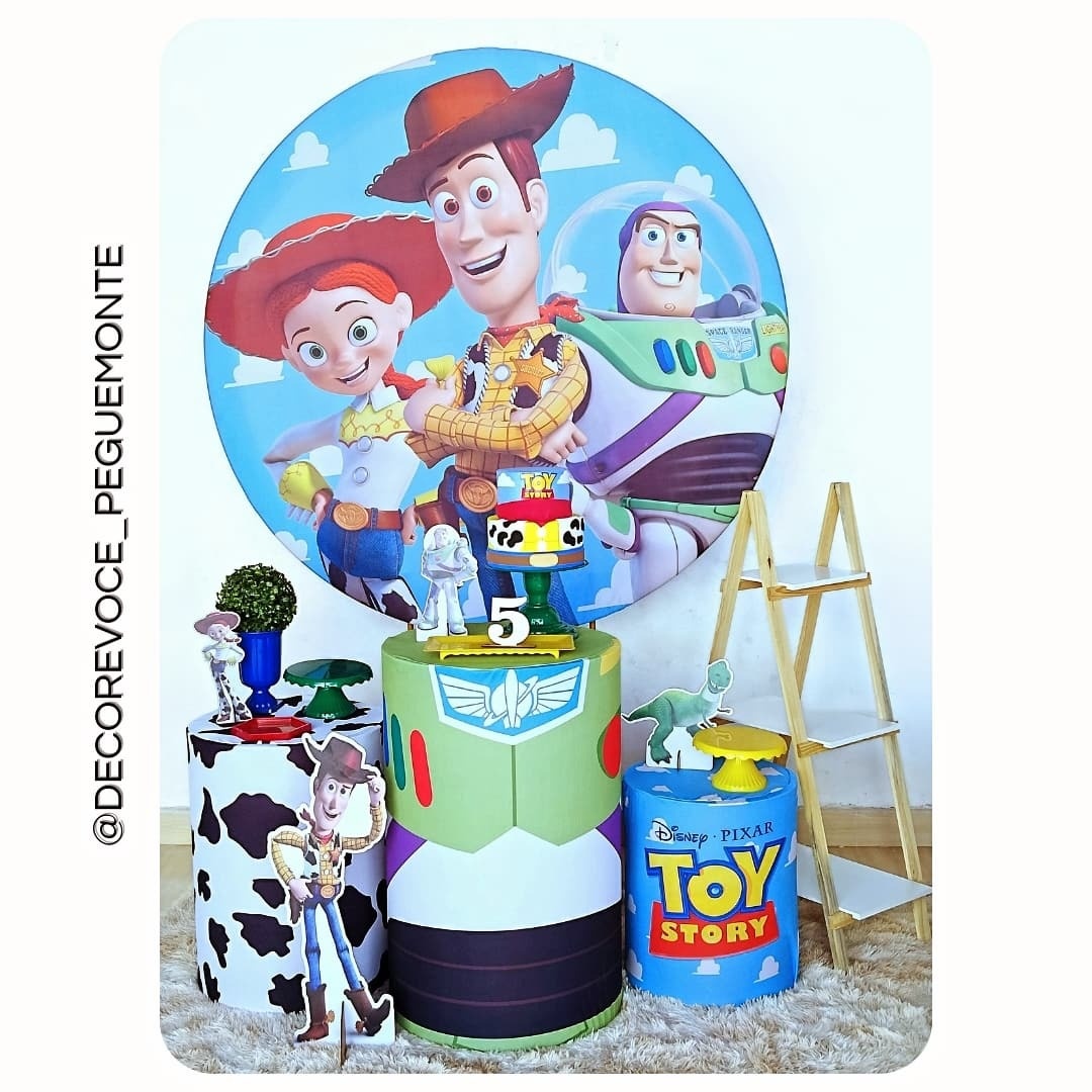 Kit Completo Toy Story   - Decore Você Pegue & Monte