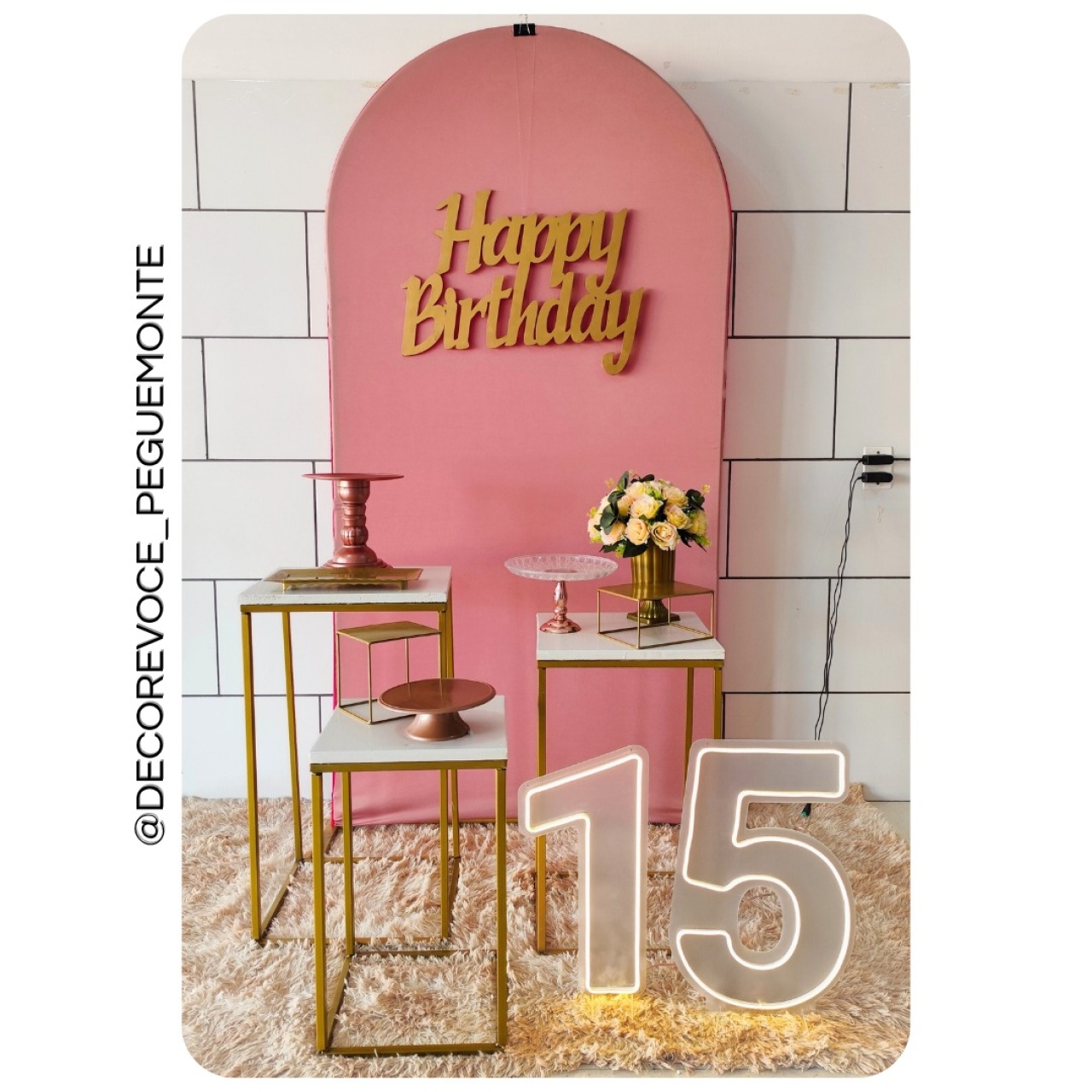 Kit Adulto Rosa Antigo 4 - Decore Você Pegue & Monte
