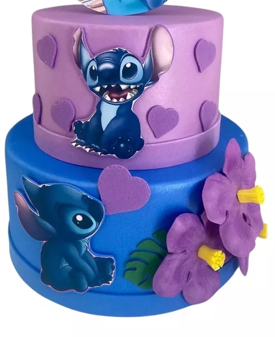 Bolo Fake Stitch  - Decore Você Pegue & Monte