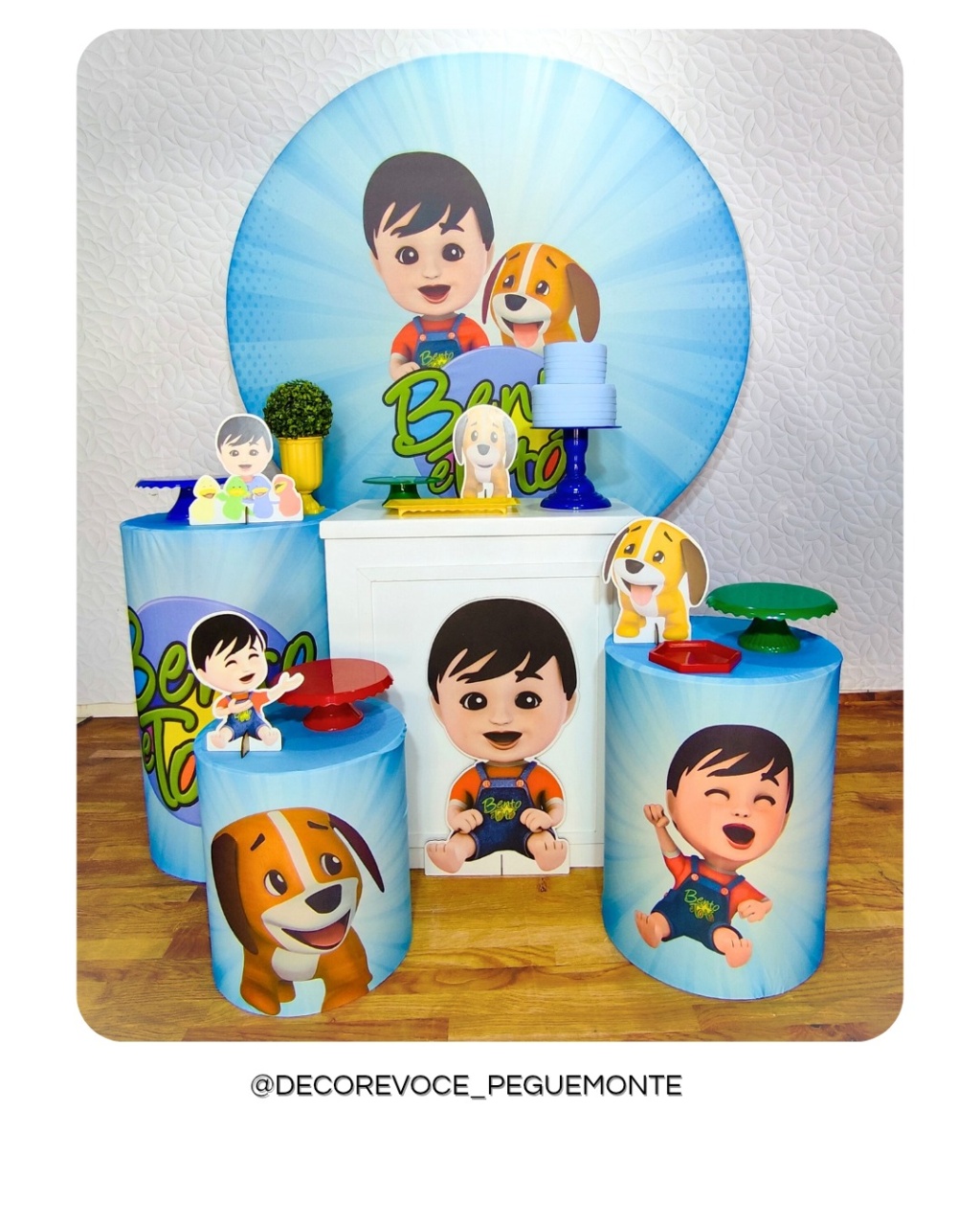 Kit Festejar Bento E O Totó  - Decore Você Pegue & Monte