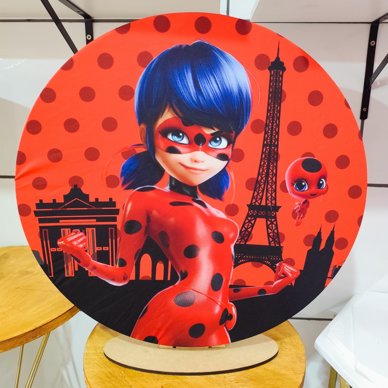 Kit Mesa Ladybug  - Decore Você Pegue & Monte