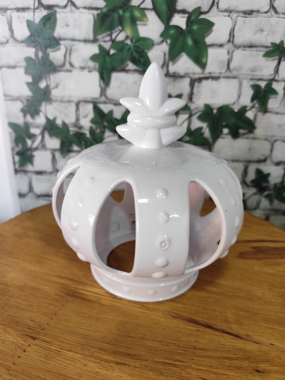 Coroa Branco  - Decore Você Pegue & Monte