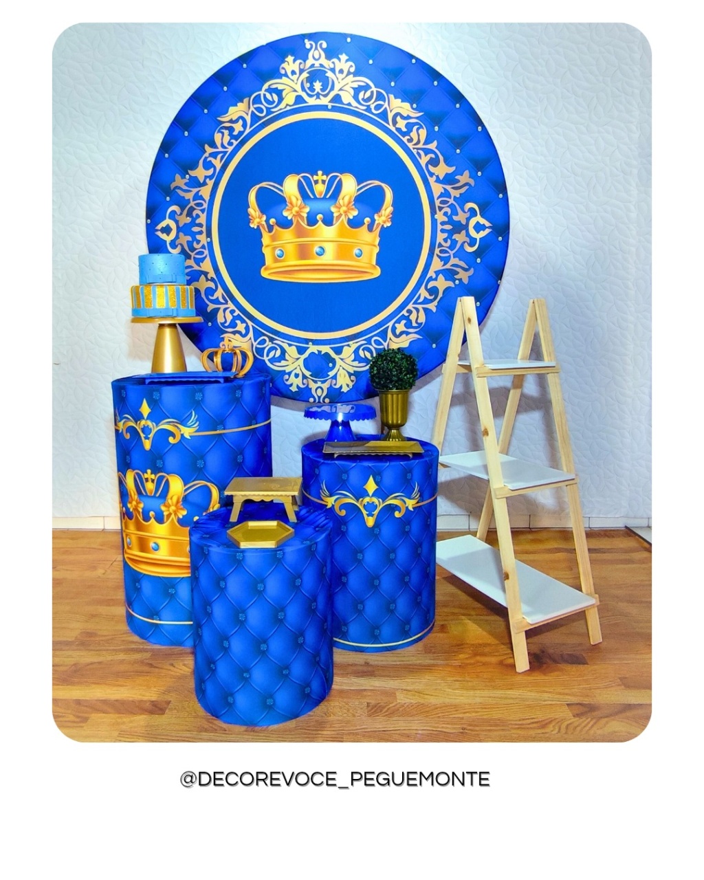 Kit Completo Realeza Menino - Decore Você Pegue & Monte