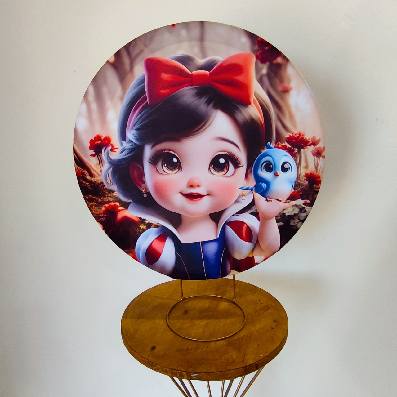 Kit Mesa Branca de Neve Cute 1 - Decore Você Pegue & Monte