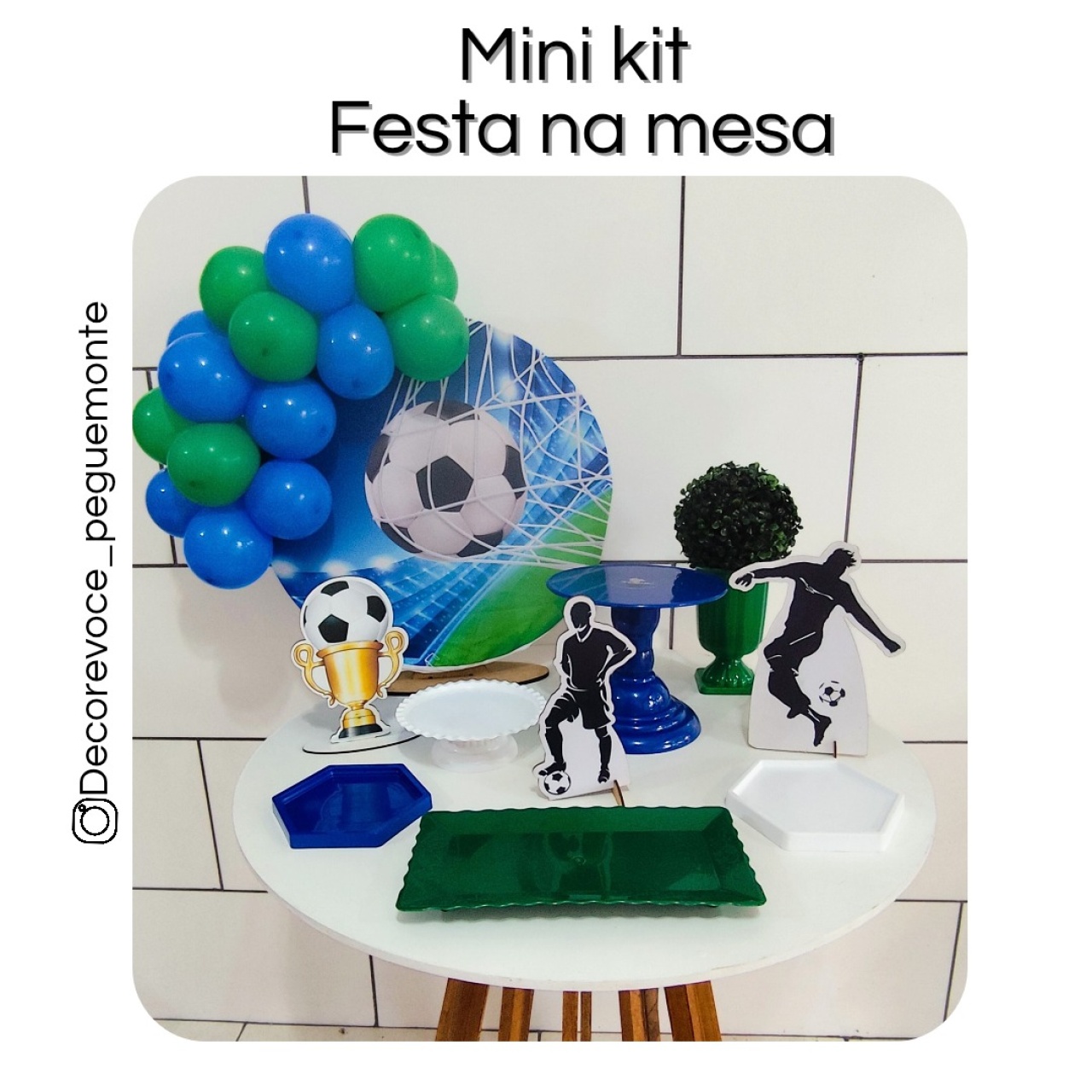Kit Mesa Futebol  - Decore Você Pegue & Monte