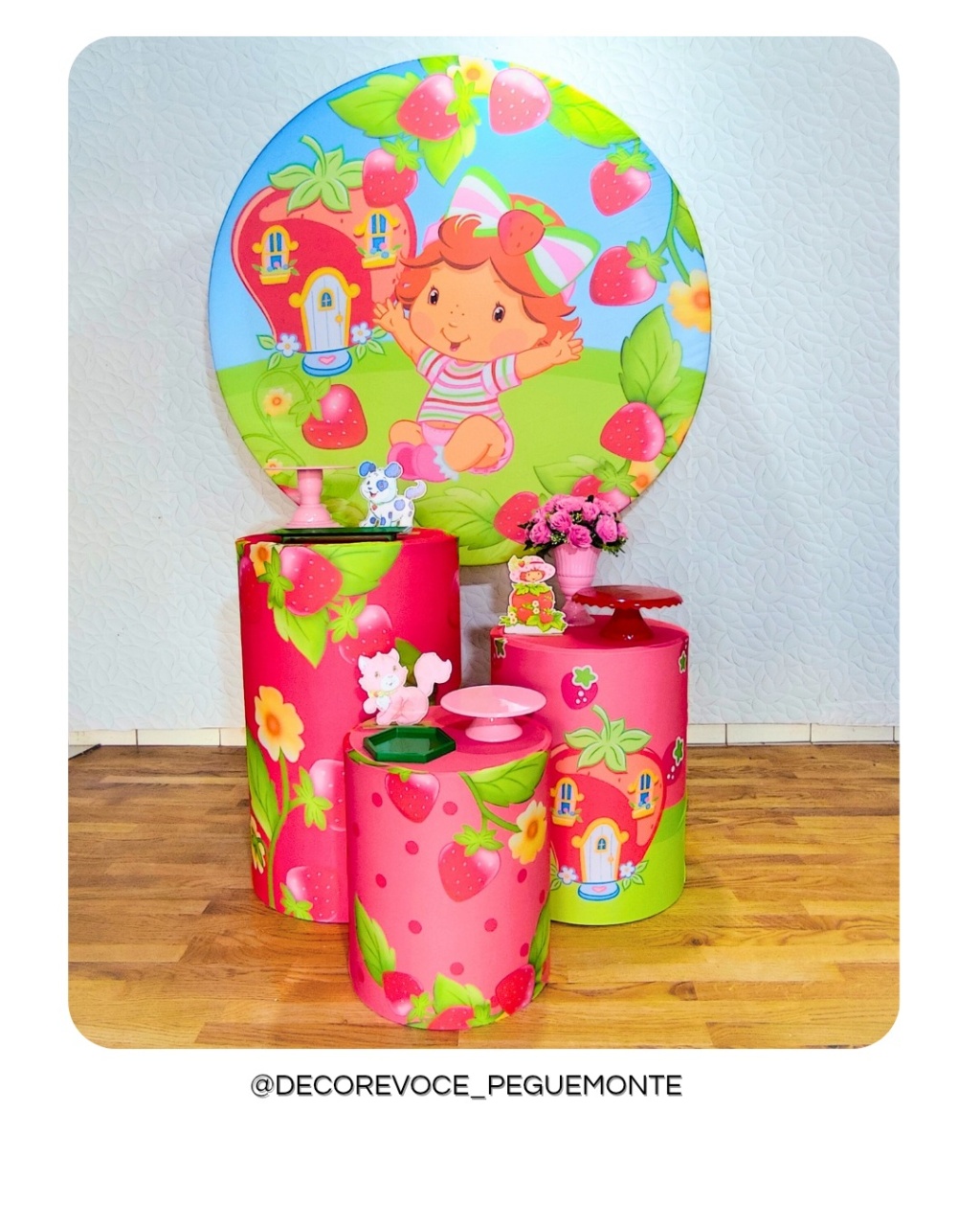 Kit Prático Moranguinho Baby - Decore Você Pegue & Monte