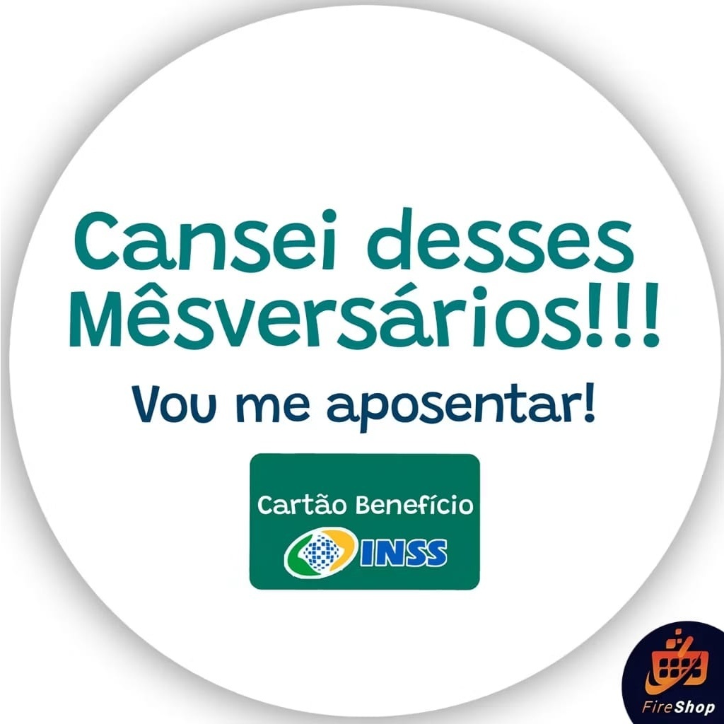 Kit Mesa Cansei Inss - Decore Você Pegue & Monte