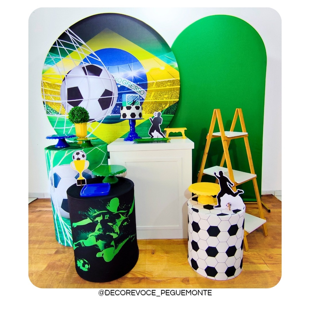 Kit Premium Futebol Brasil  - Decore Você Pegue & Monte