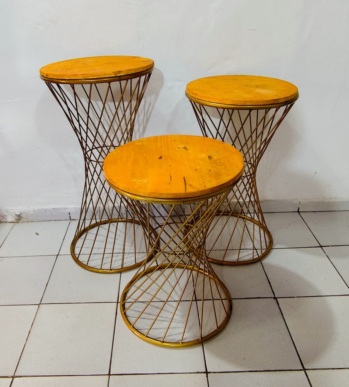 Trio Mesa Ferro Torcida 2 - Decore Você Pegue & Monte