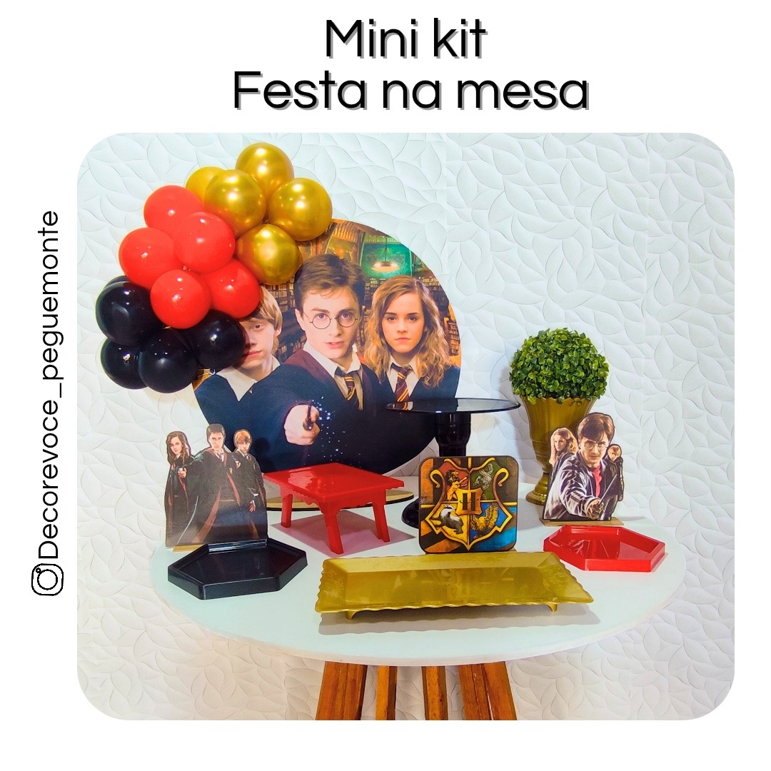 Kit Mesa Harry Potter  - Decore Você Pegue & Monte