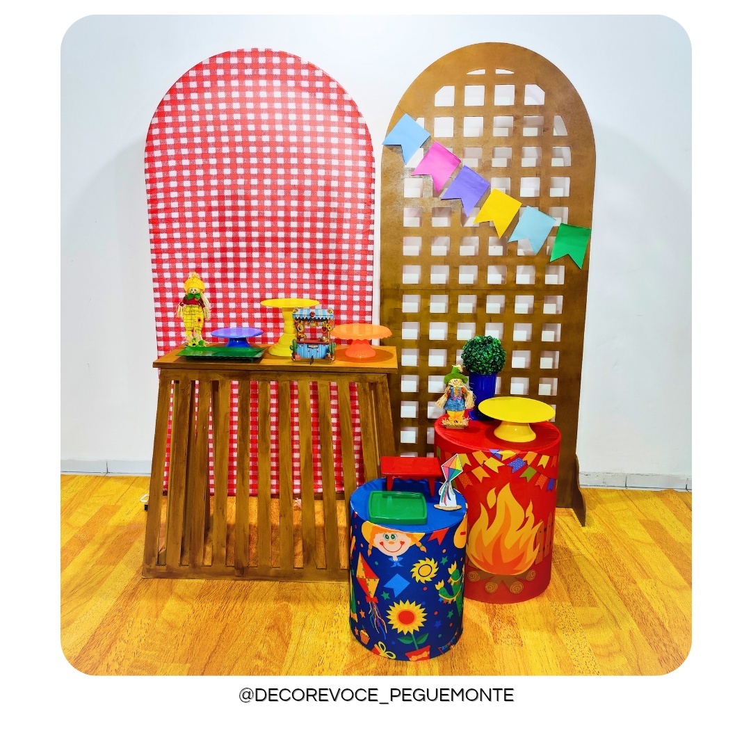 Kit Arraiá 7 - Decore Você Pegue & Monte