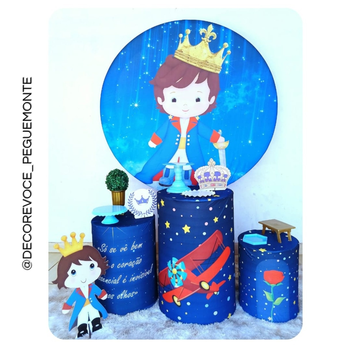 Kit Prático Pequeno Príncipe  - Decore Você Pegue & Monte