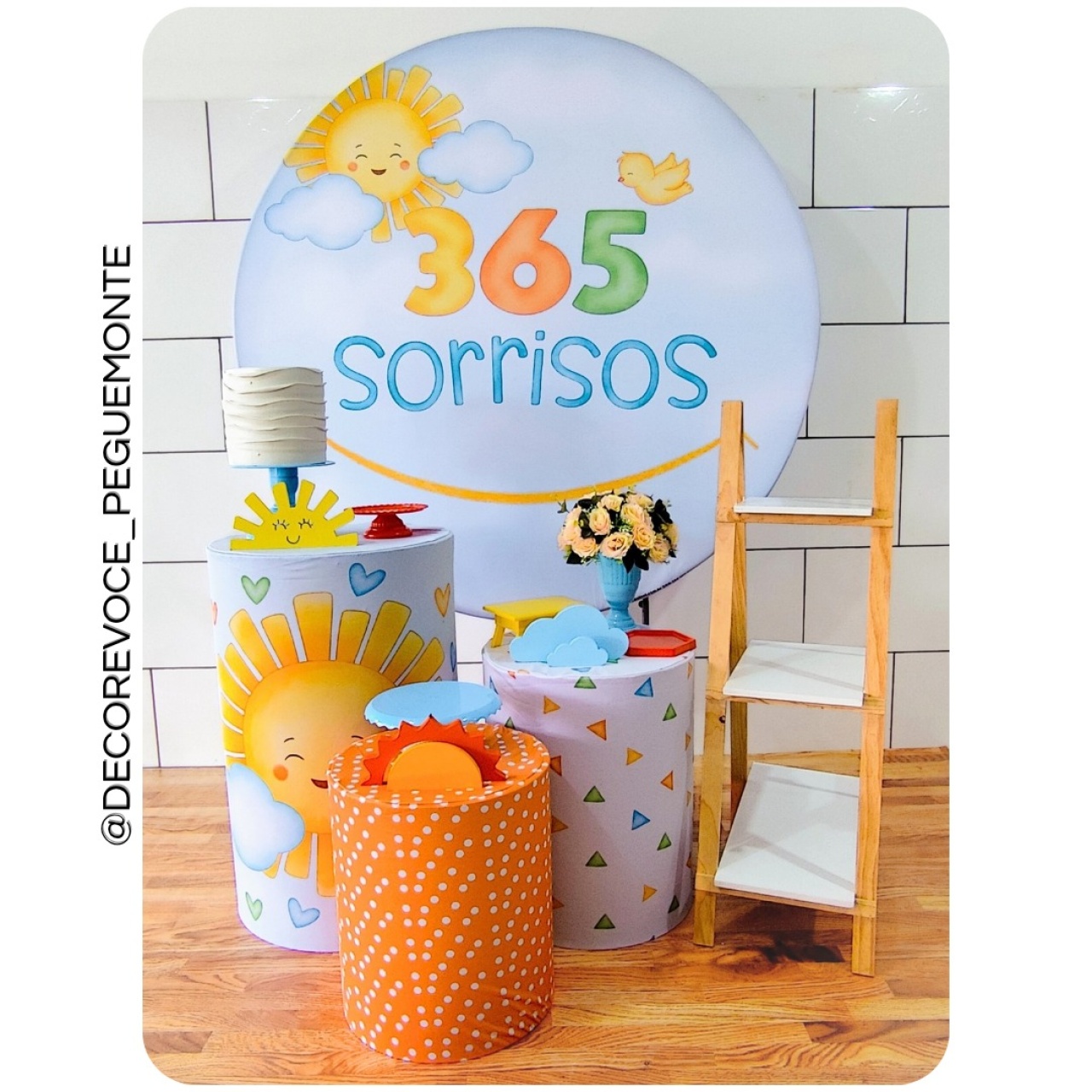 Kit Completo 365 Sorrisos  - Decore Você Pegue & Monte