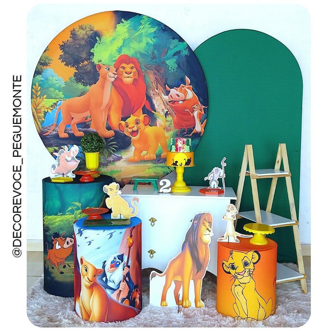 Kit Premium Rei Leão 1 - Decore Você Pegue & Monte