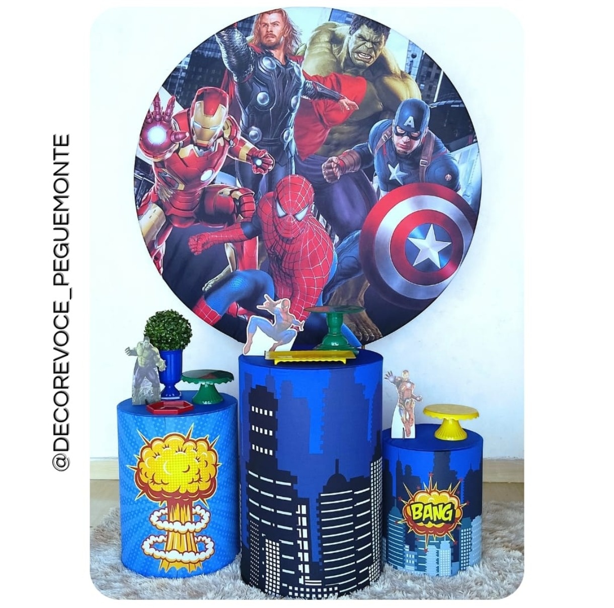 Kit Prático Os Vingadores - Decore Você Pegue & Monte