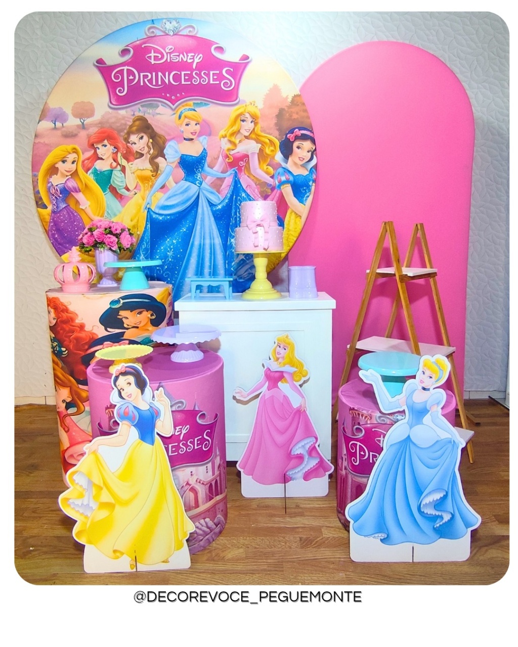 Kit Premium As Princesas  - Decore Você Pegue & Monte