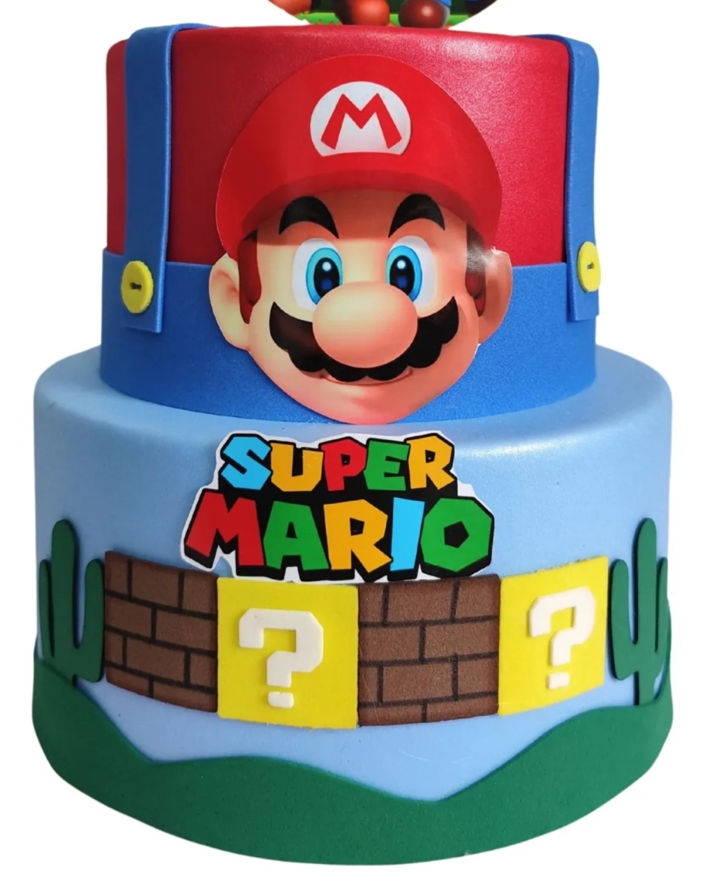 Bolo Fake Super Mario  - Decore Você Pegue & Monte