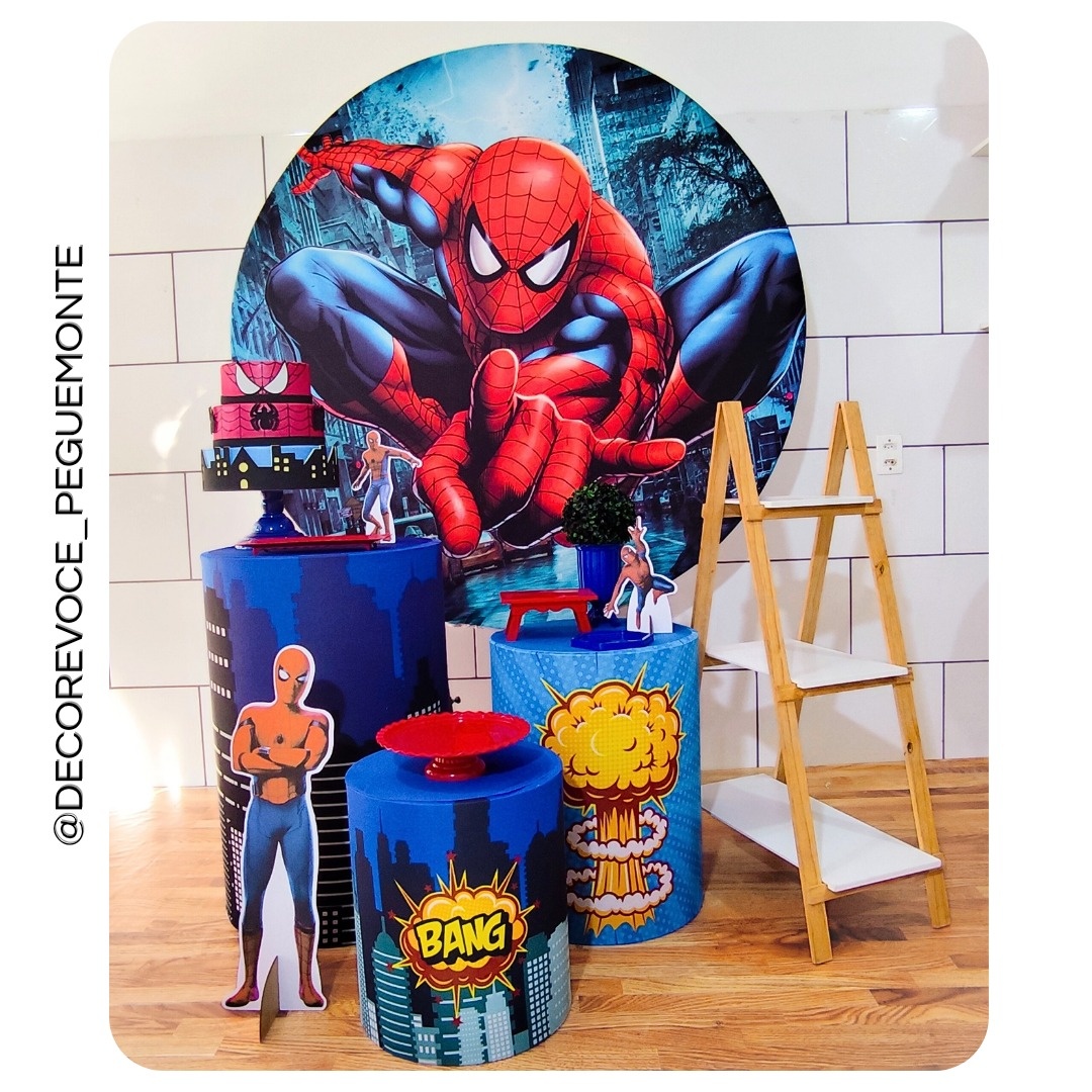 Kit Completo Homem Aranha 1 - Decore Você Pegue & Monte