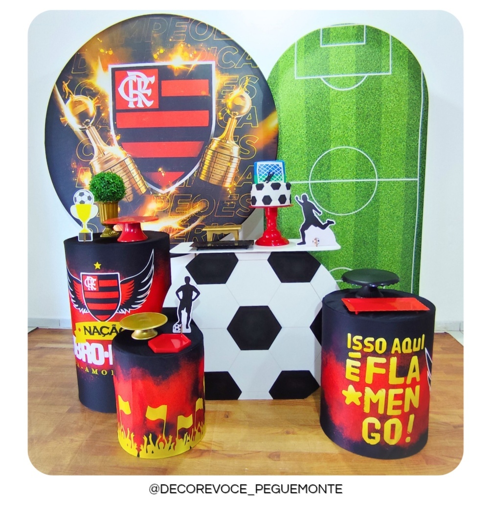 Kit Premium 2 Flamengo  - Decore Você Pegue & Monte