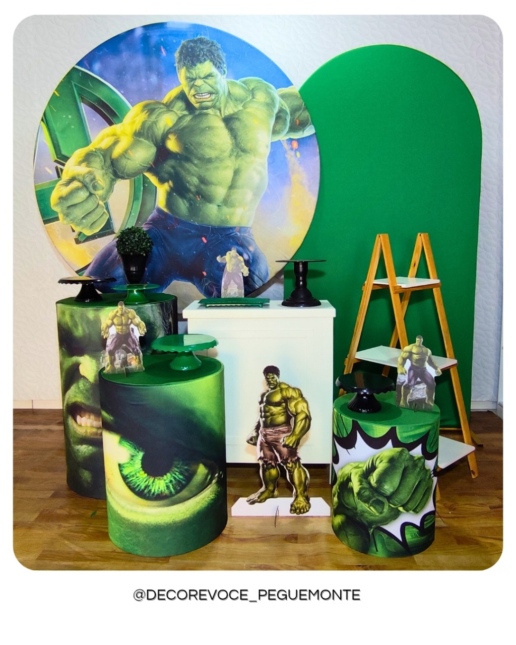 Kit Premium Hulk  - Decore Você Pegue & Monte