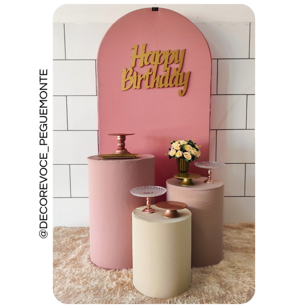 Kit Adulto Rosa Antigo 1 - Decore Você Pegue & Monte