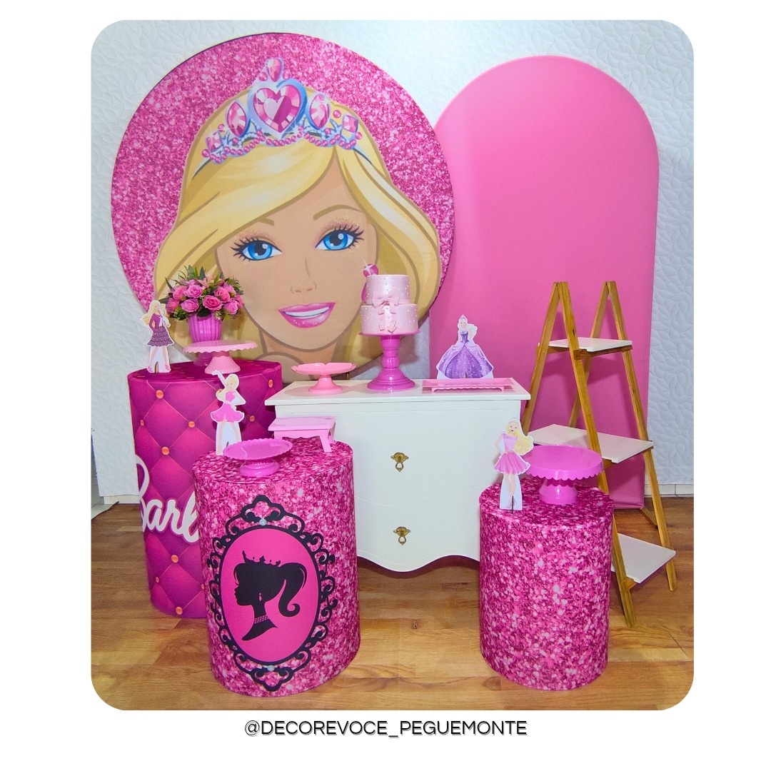 Kit Premium Barbie  - Decore Você Pegue & Monte
