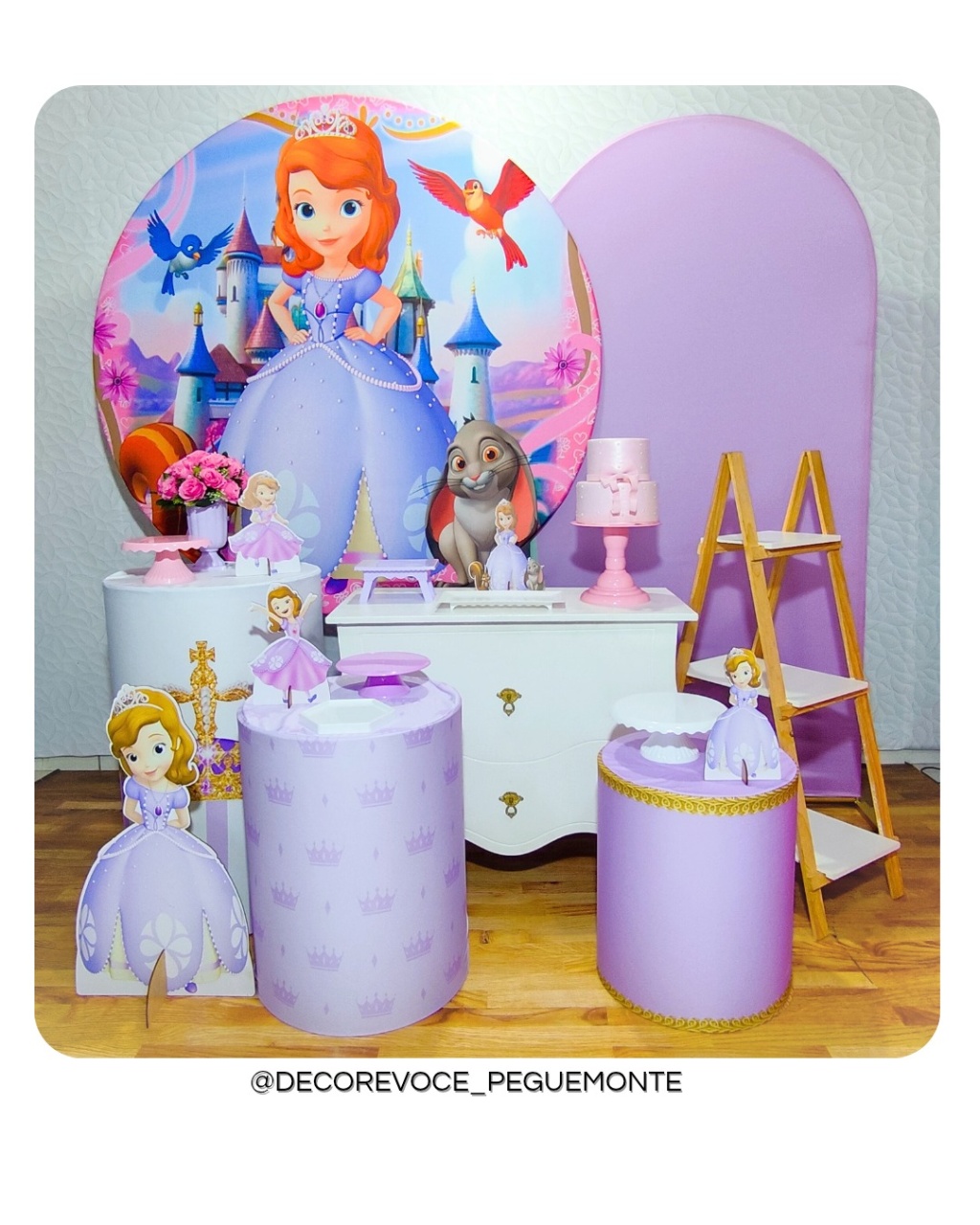 Kit Premium Princesa Sofia  - Decore Você Pegue & Monte