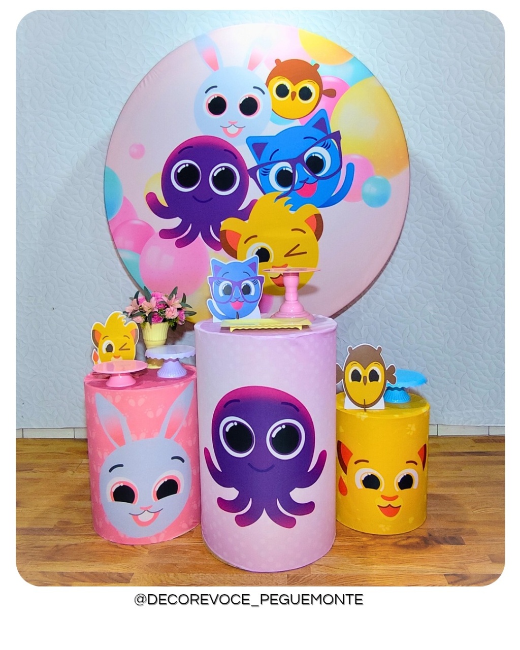 Kit Prático Bolofofos Menina  - Decore Você Pegue & Monte