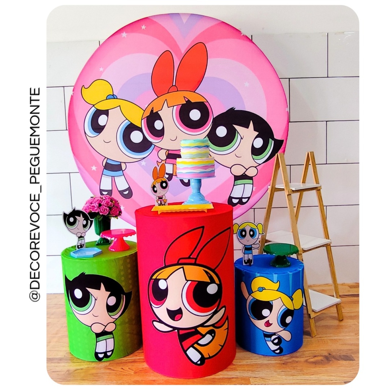 Kit Completo Meninas Super Poderosas - Decore Você Pegue & Monte