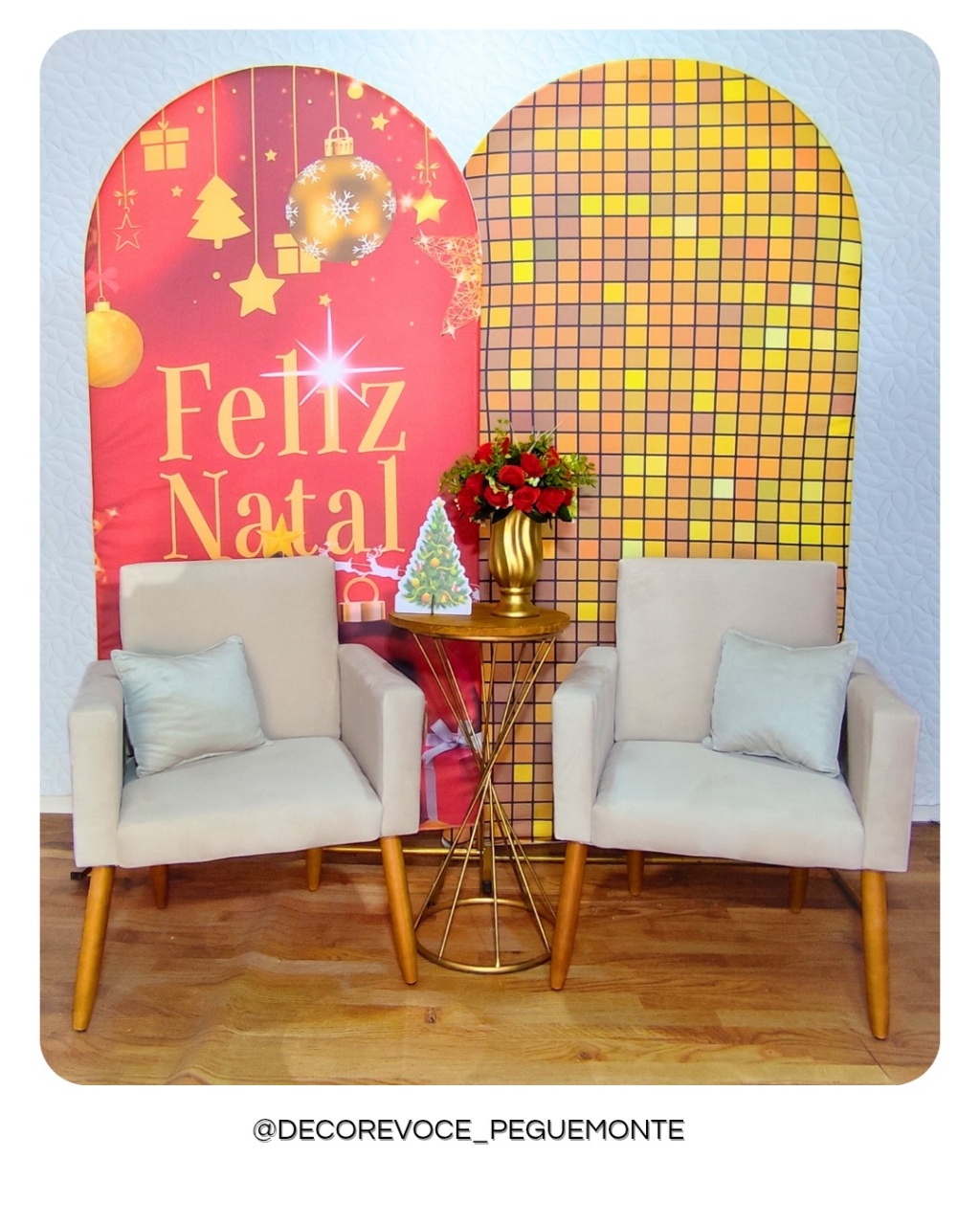 Kit Natal 8 - Cenário Para Foto  - Decore Você Pegue & Monte