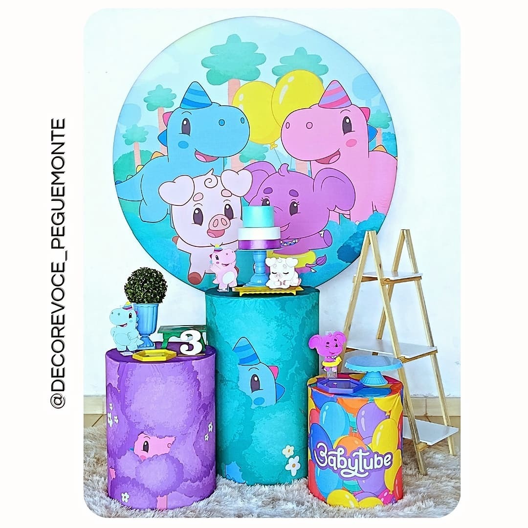 Kit Completo Babytube  - Decore Você Pegue & Monte