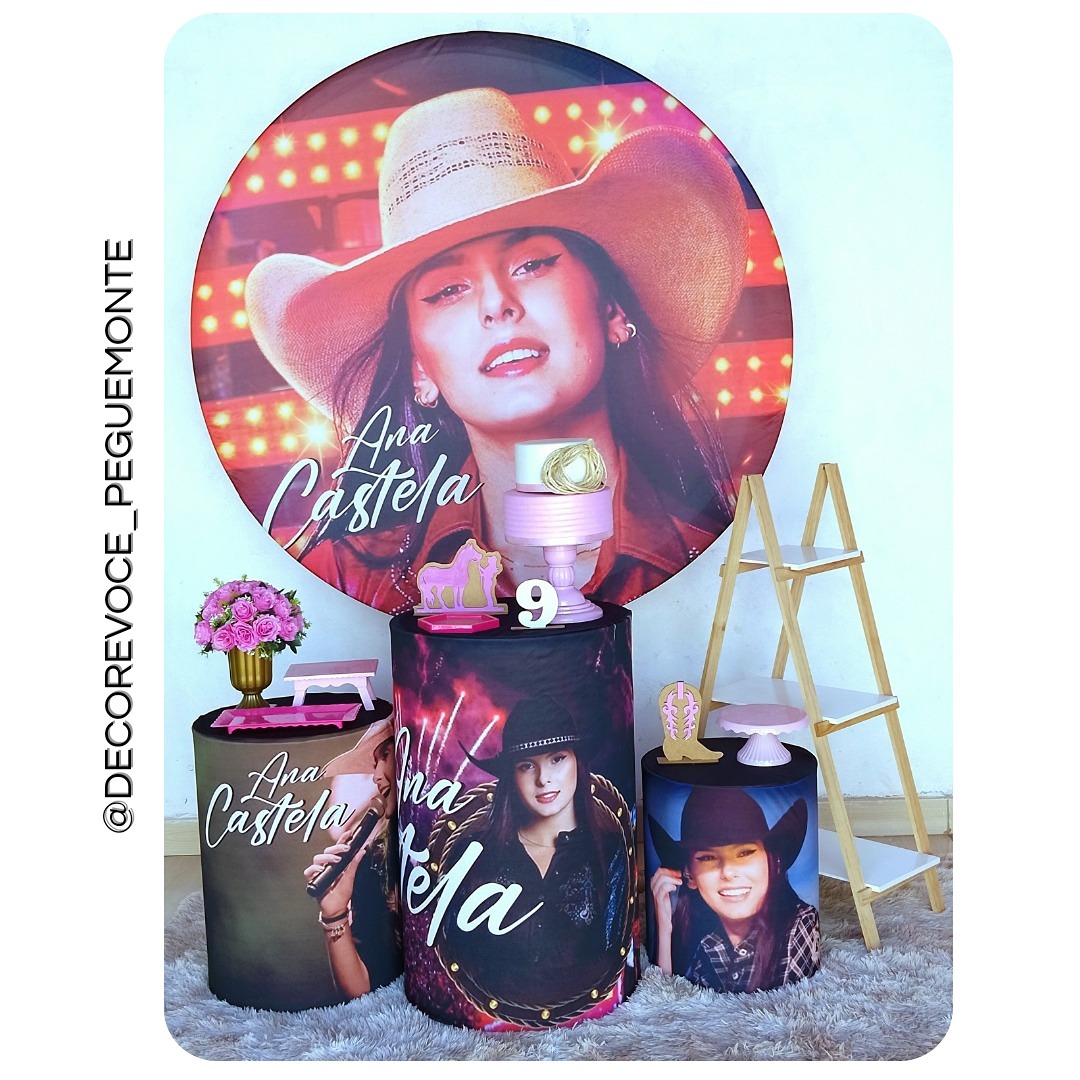 Kit Completo Ana Castela - Decore Você Pegue & Monte